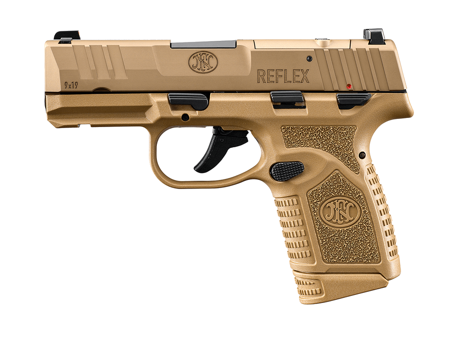 FN Reflex 9mm Pistol – Optics Ready – FDE