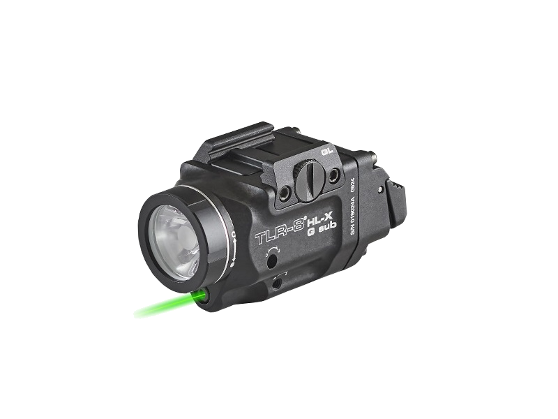 Streamlight TLR-8 Sub HL-X Weapon Light – Glock 43X/48 Green Laser