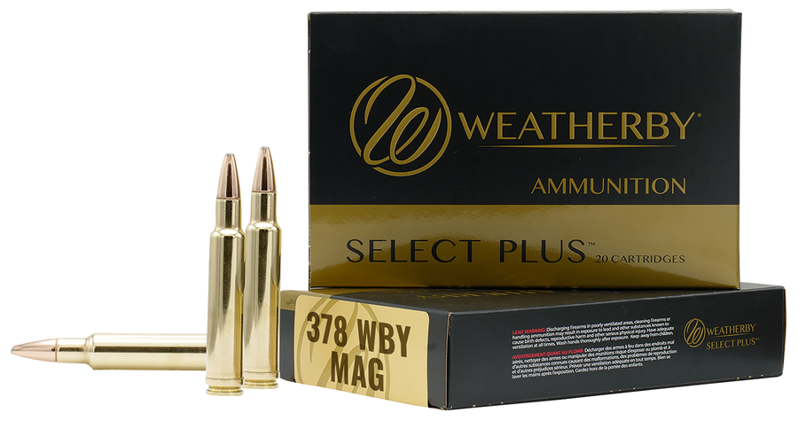 Weatherby Select Plus 378 Weatherby Magnum 270 Grain Ammunition – 20 Rounds