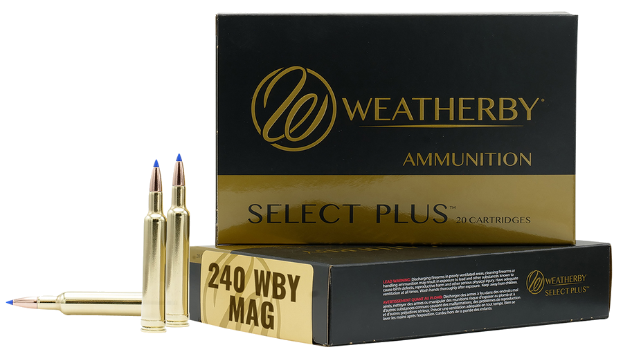 Weatherby Select Plus Ammo 240 WBY Mag 80 Grain Ammunition – 20 Rounds