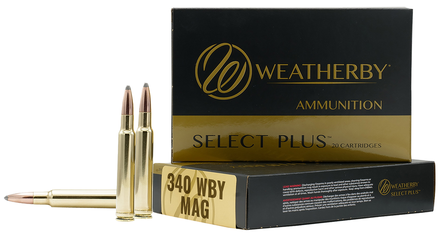 Weatherby Select Plus 340 Weatherby Magnum 225 Grain Ammunition – 20 Rounds