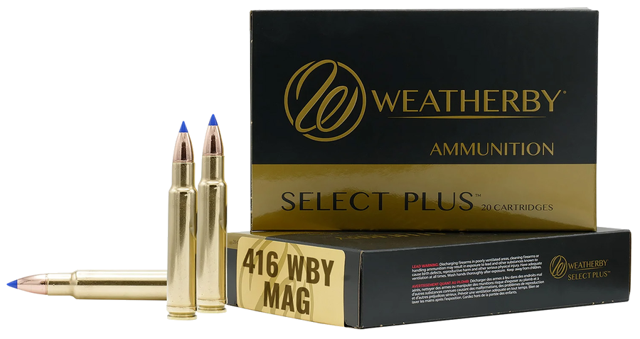 Weatherby Select Plus 416 Weatherby Magnum 350 Grain Ammunition – 20 Rounds
