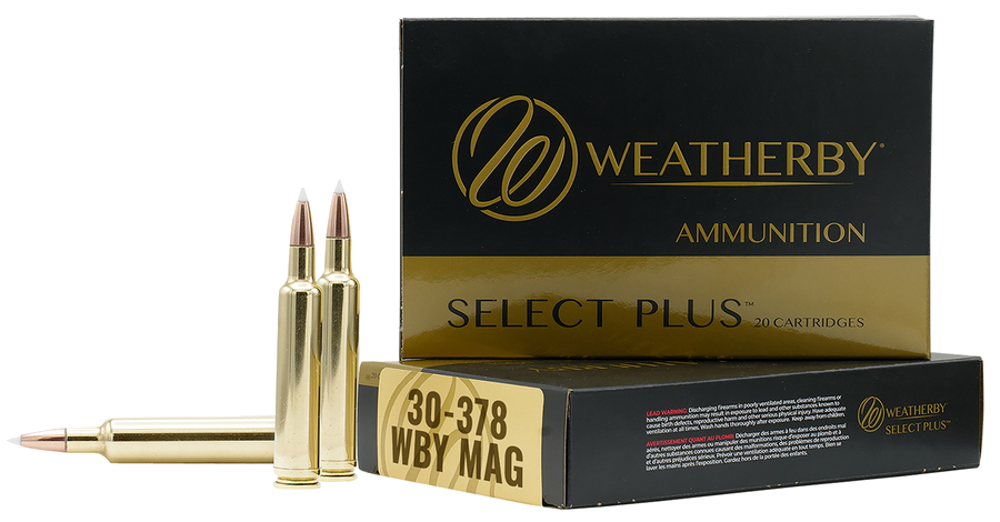 Weatherby Select Plus 30-378 Weatherby Magnum 220 Grain Ammunition – 20 Rounds