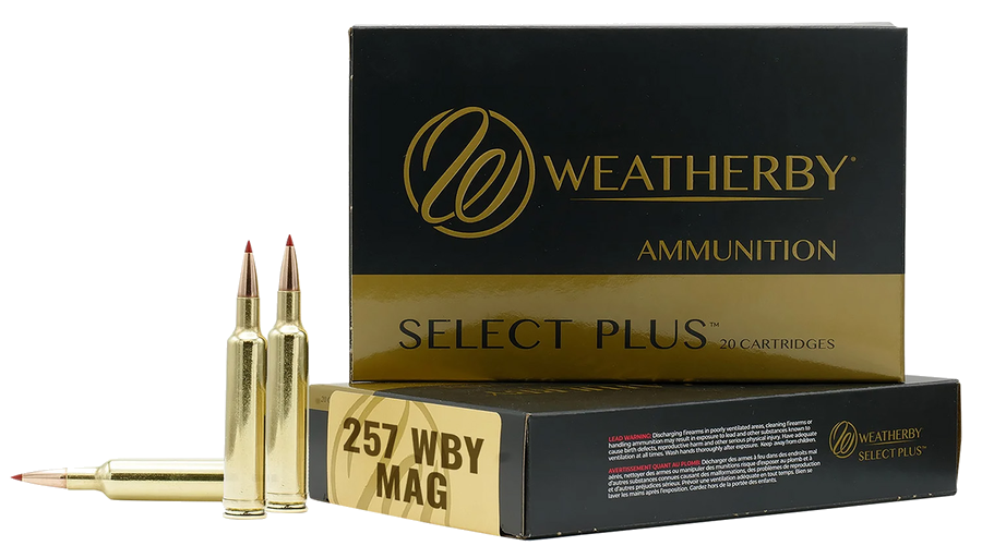 Weatherby Select Plus Ammo 257 WBY Mag 92 Grain Ammunition – 20 Rounds