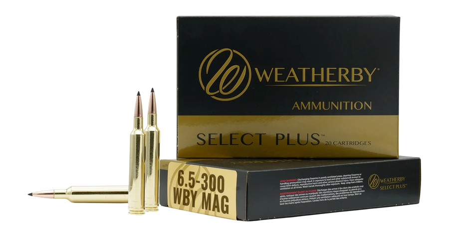 Weatherby Select Plus 6.5-300 Weatherby Magnum 130 Grain Ammunition – 20 Rounds