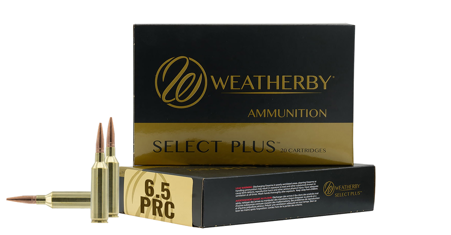 Weatherby Select Plus 6.5 PRC 156 Grain Ammunition – 20 Rounds