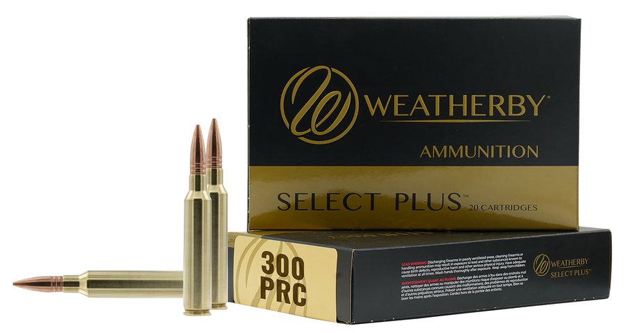 Weatherby Select Plus Ammo 300 PRC 205 Grain Ammunition – 20 Rounds