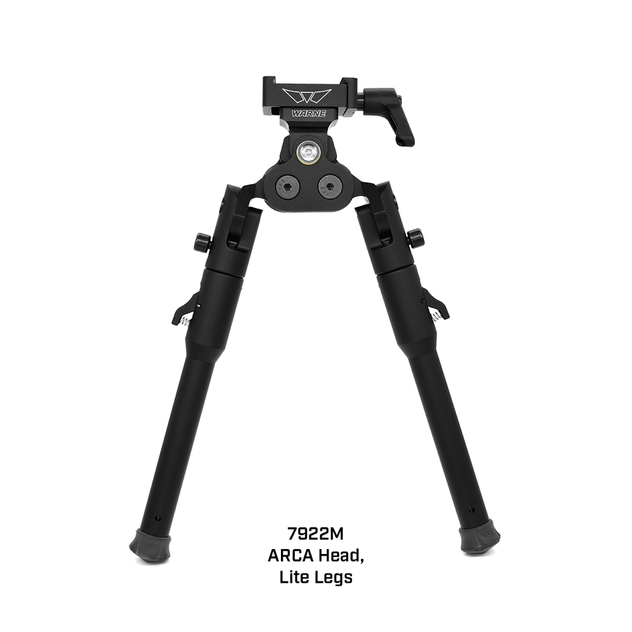 Warne Skyline Pro ARCA Lite Bipod – Black