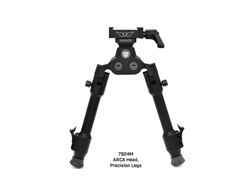 Warne Skyline Pro ARCA Precision Bipod – Black