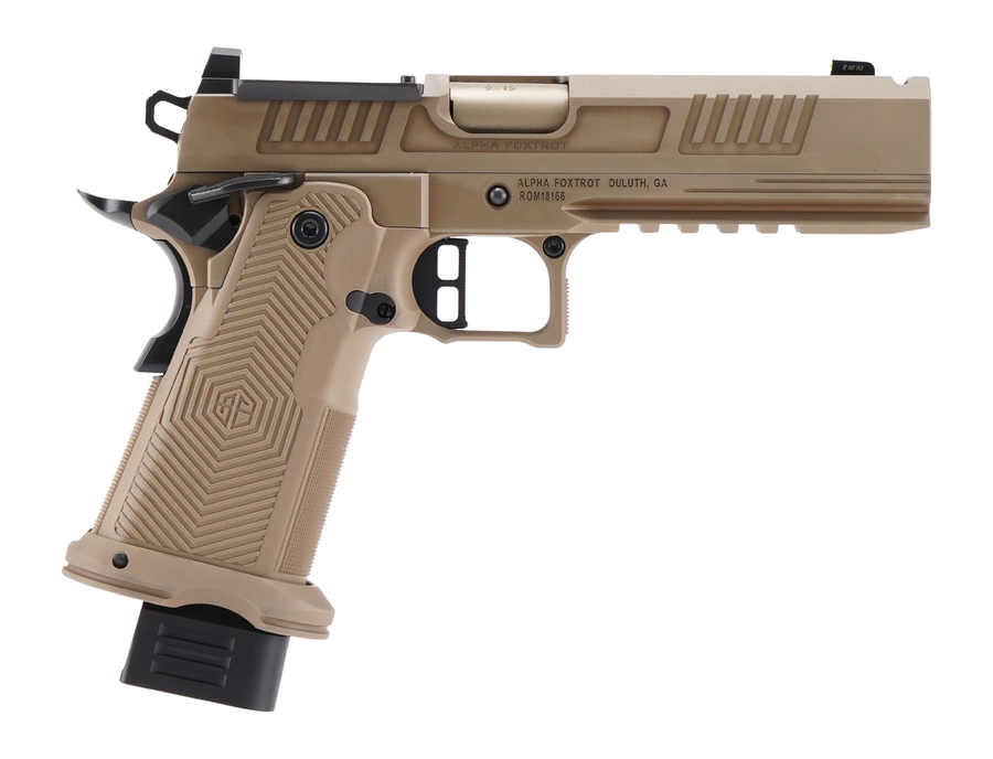 Alpha Foxtrot Romulus 9mm Pistol – FDE