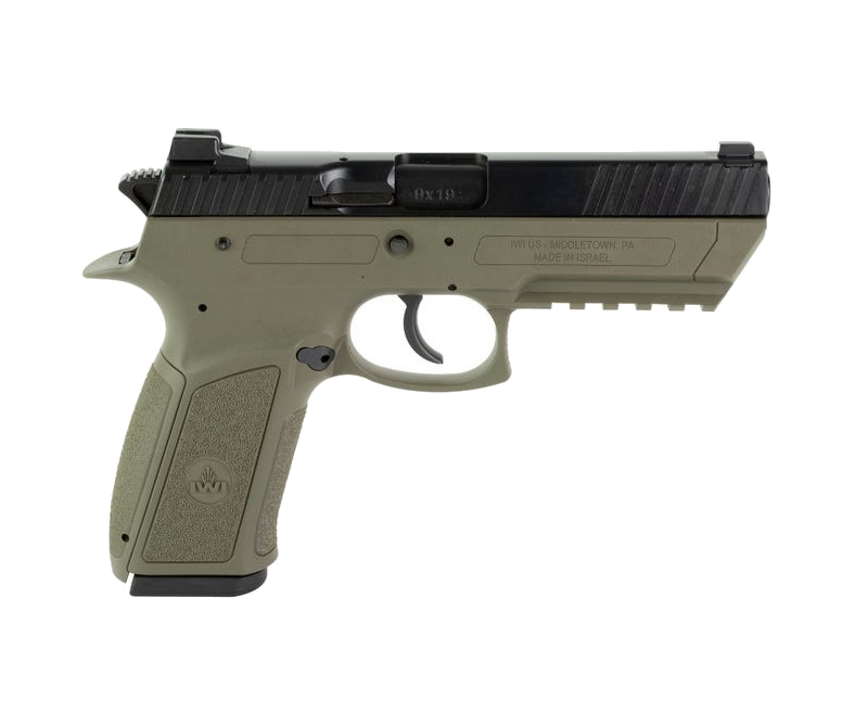 IWI Jericho 9mm Pistol – OD Green