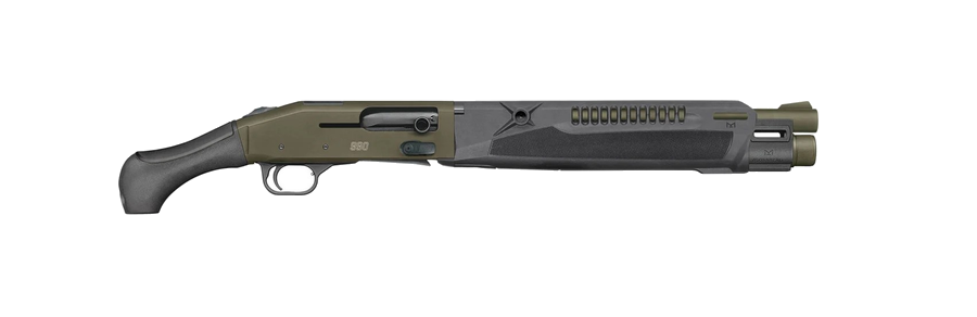 Mossberg 990 Aftershock Shotgun – 12 Gauge, Olive Drab Green Cerakote