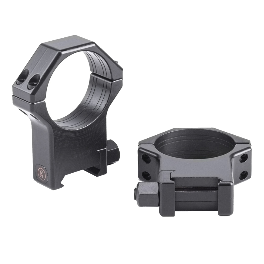 Riton 34mm 19mm-Height Steel Picatinny Scope Rings – Matte Black