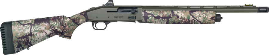 Mossberg 940 Pro Turkey 12 Gauge Shotgun – 18.5" Barrel, Patriot Brown