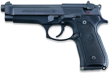 Beretta 92fs 9mm Pistol – 4.9", 15+1, Matte Blue, Alloy Frame, Black Polymer, Fixed, includes two 15-round magazines