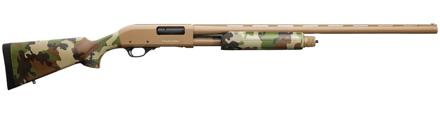 Charles Daly 301 Field 12 Gauge Shotgun – 28" Barrel, Woodland Camo