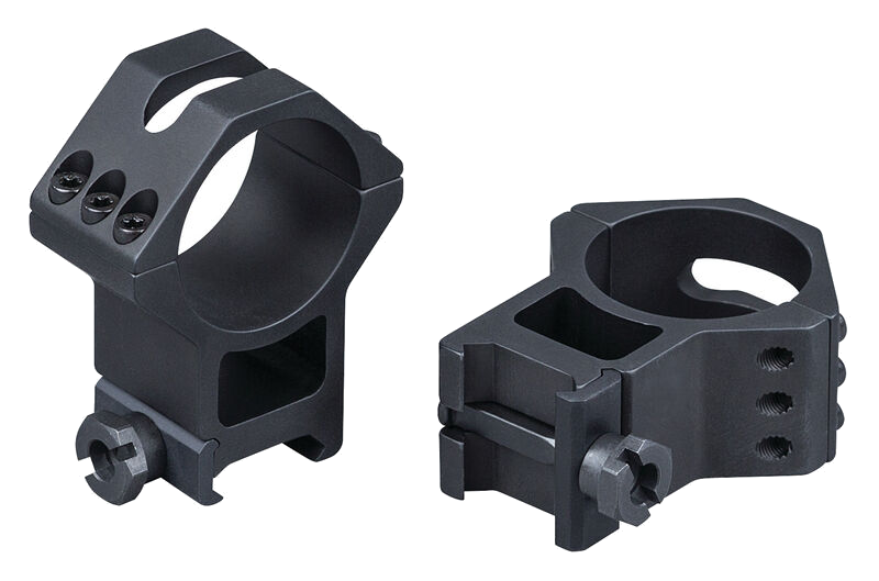 Weaver 6-hole Picatinny Scope Rings – 34mm, Black