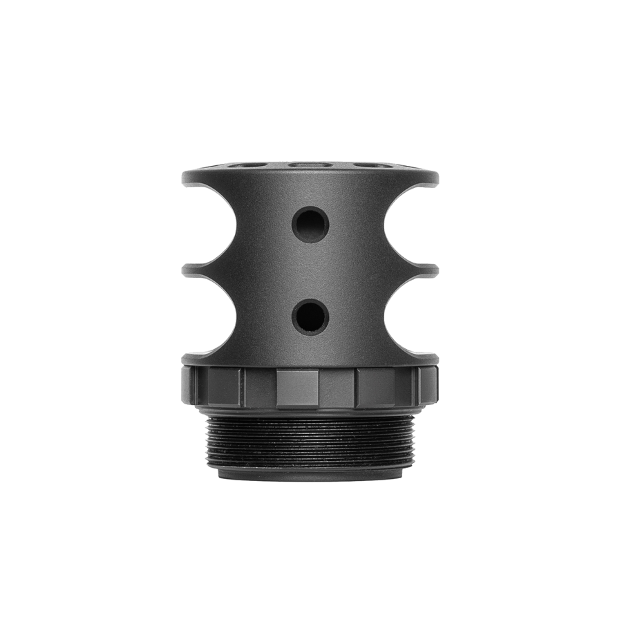 SilencerCo Bravo Directional Anchor Muzzle Brake – Matte