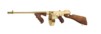 Auto-Ordnance - Thompson 1927A-1 Deluxe .45 ACP Rifle – 16.5" Barrel, Gold