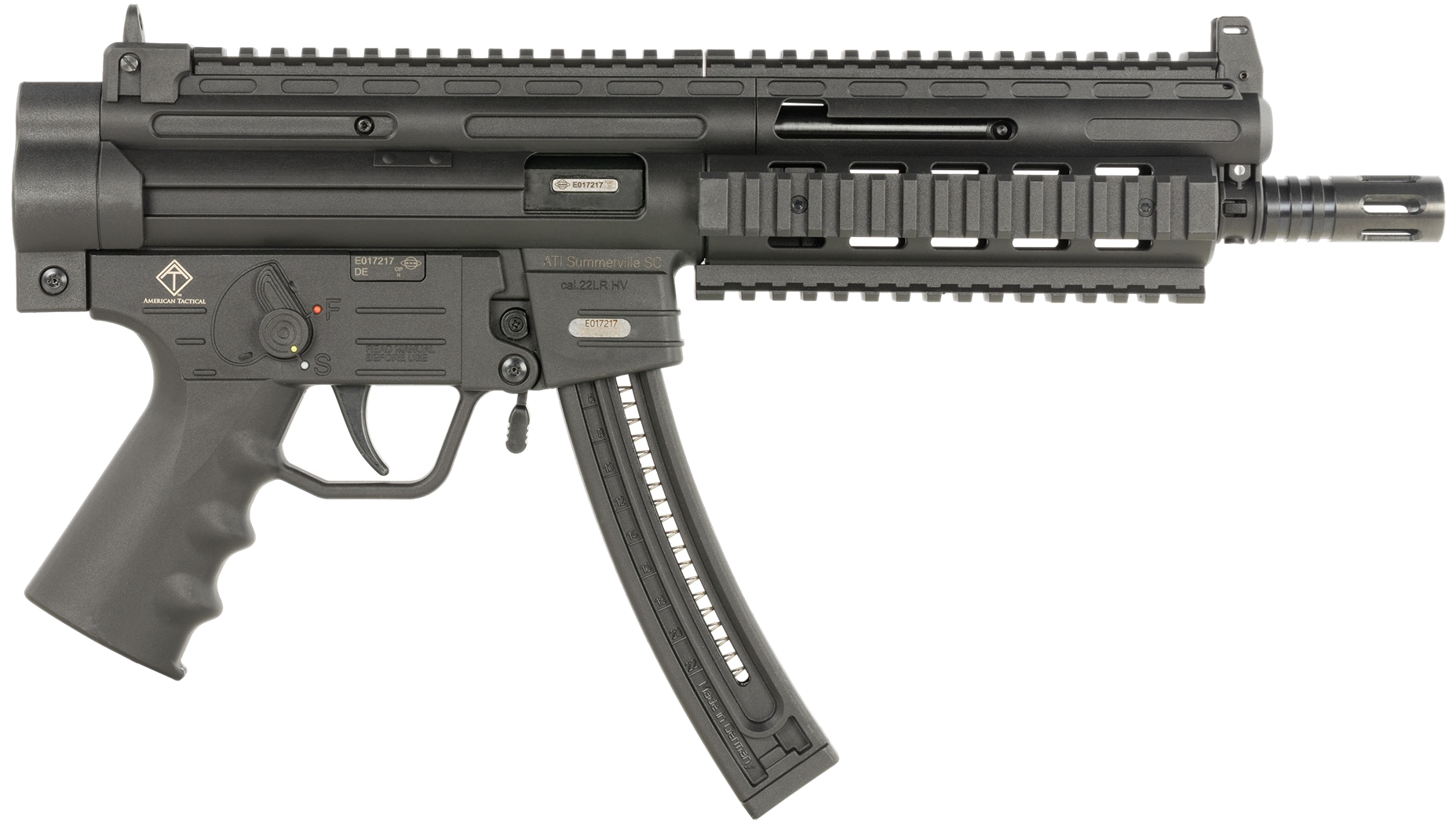 American Tactical Inc GSG-16 PISTOL 22LR BK 22+1 9"#