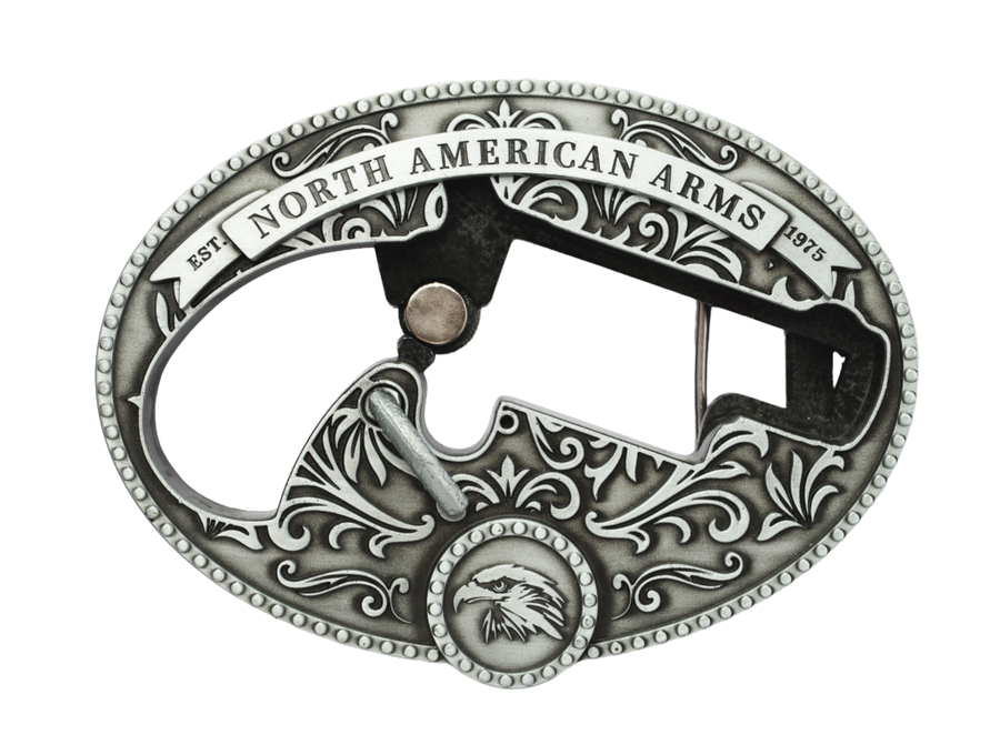 North American Arms Magnum Oval Ornate Belt Buckle