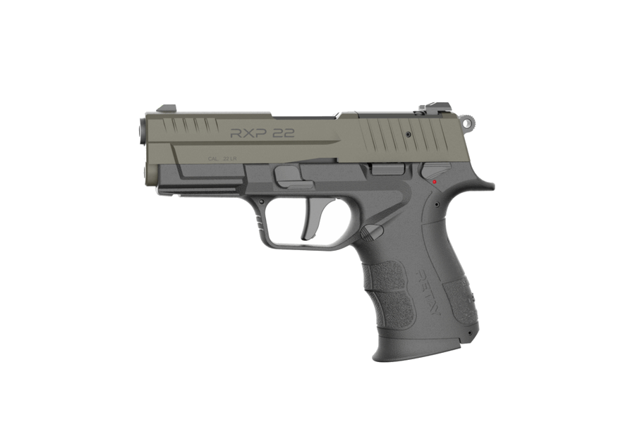 Retay RXP22 .22 LR Pistol – Black Frame/OD Green Slide