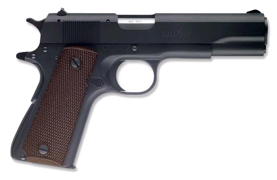 Browning 1911-22 A1 .22 LR Pistol – 4.25", 10+1, Matte Black, Alloy Frame, Brown Composite, Fixed