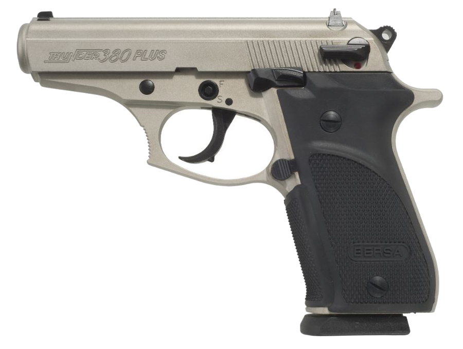 Bersa Thunder 380 Plus .380 ACP Pistol – Nickel