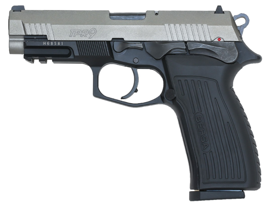 Bersa Tpr9 9mm Pistol – Textured Black Polymer