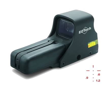 EOTech 552 308 Ballistic Reticle Night Vision Compatible HWS