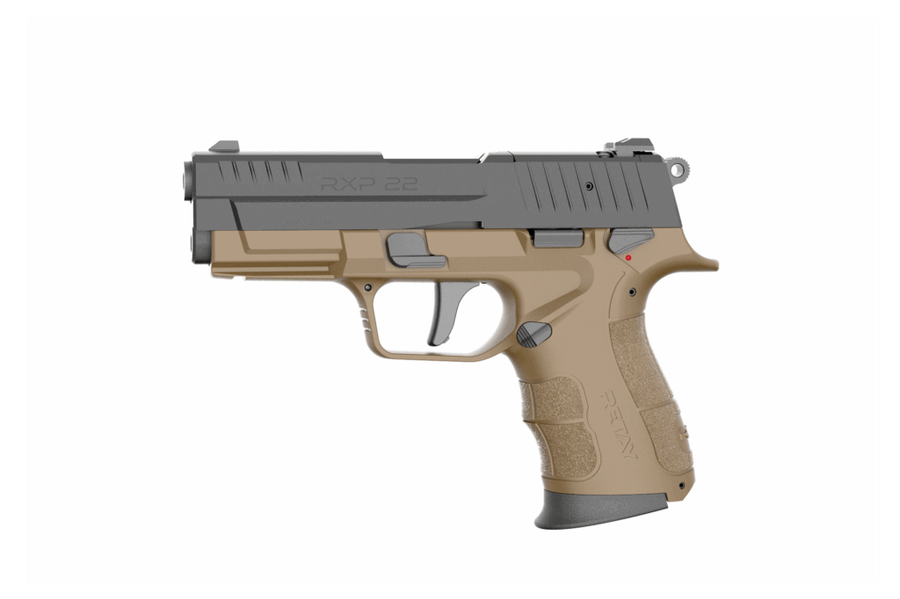 Retay RXP22 .22 LR Pistol – FDE Frame/Black Slide