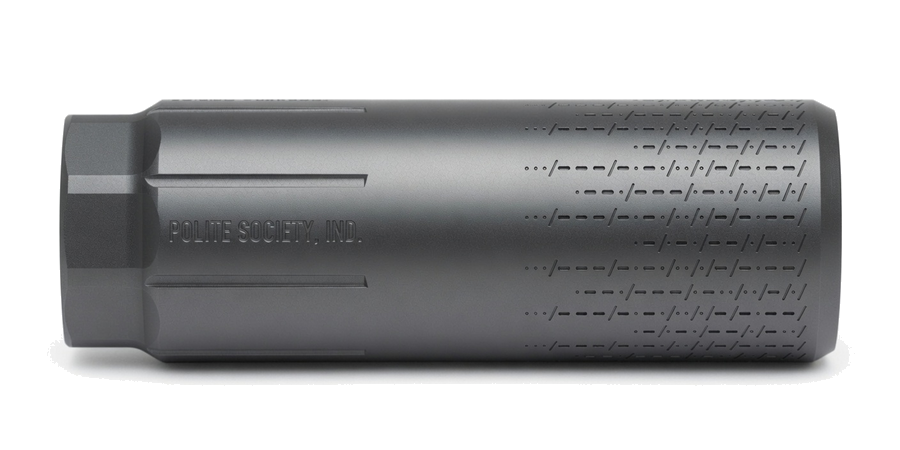 Polite Society Fortitude 5.56 Suppressor – Raw, Shot-Peened