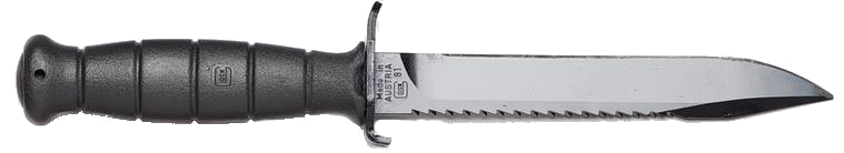Glock Field Knife with Saw – Black