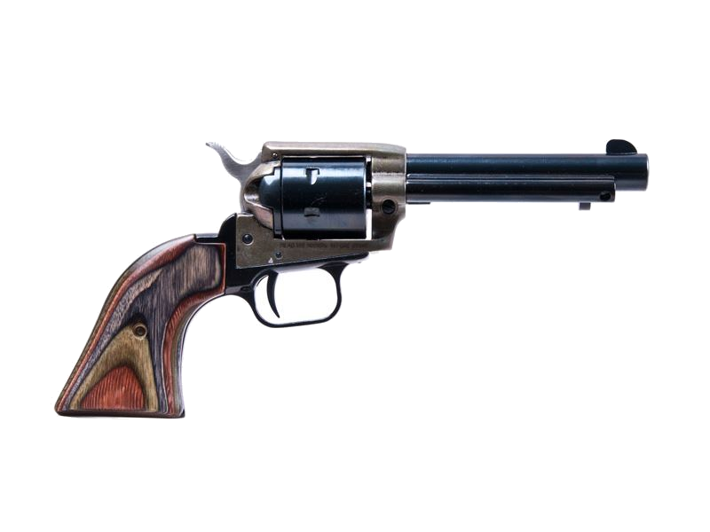 Heritage Rough Rider Small Bore .22 LR / .22 Magnum Revolver – 4.75" Barrel, Color Case Hardened
