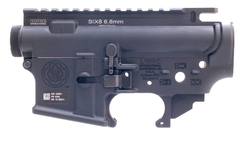 LWRC SIX8 Receiver Set 6.8 SPC Black Upper/Lower Receiver