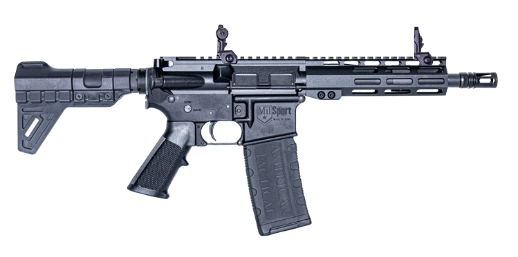 American Tactical Inc MilSport .300 Blackout Pistol – Pistol Brace
