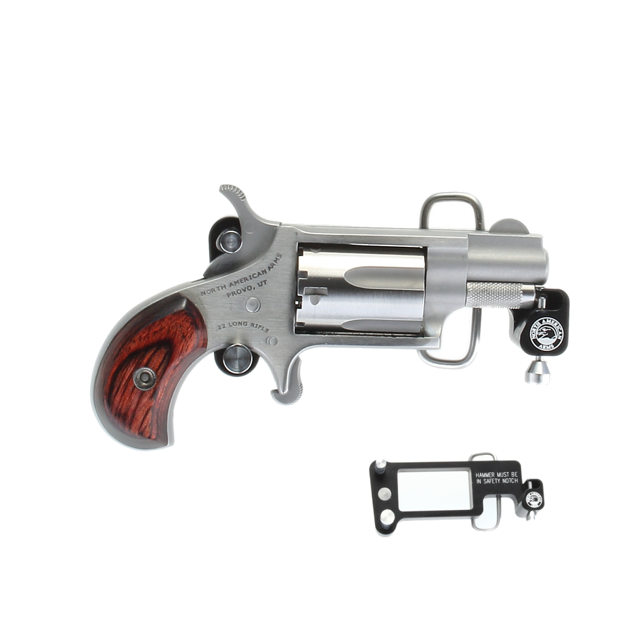 North American Arms Mini-Revolver .22 LR – 1 1/8" Barrel, Stainless