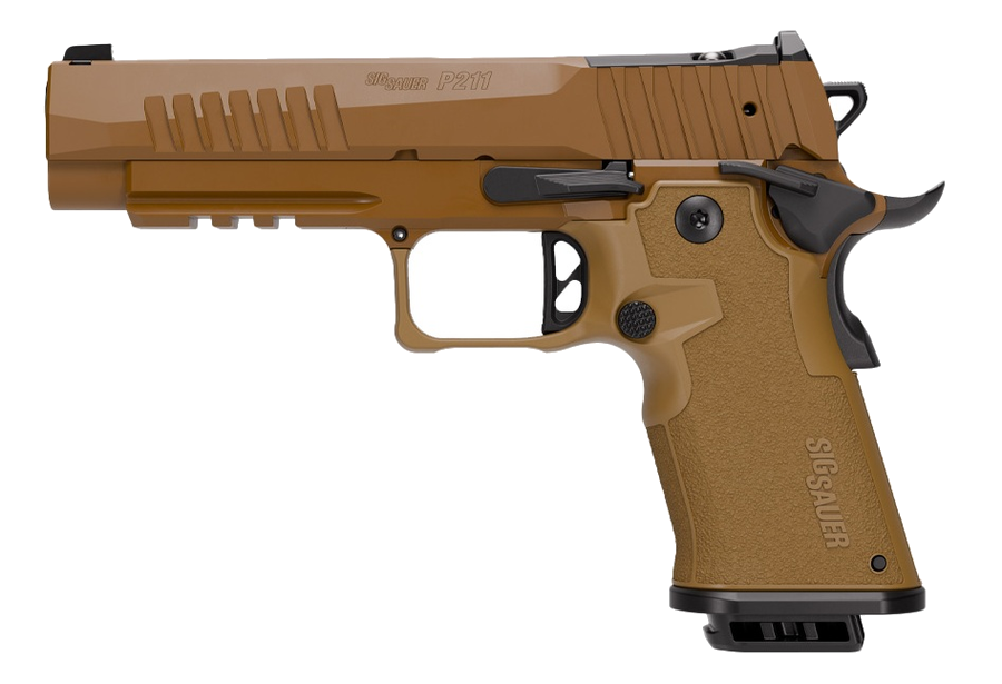 SIG Sauer P211 Full 9mm Pistol – Alloy Frame, Coyote Polymer