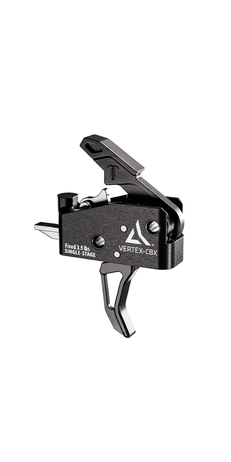 Radian Weapons Vertex-Cbx Trigger AR15 Black Curved Bow Trigger