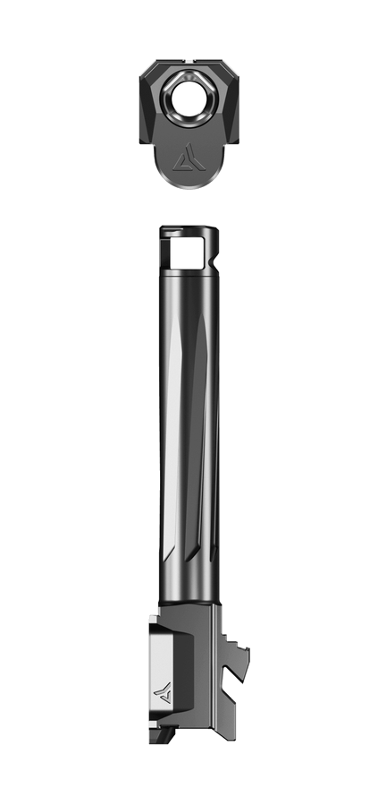 Radian Weapons Afterburner + Ramjet 9mm Barrel – for Glock 17, Black