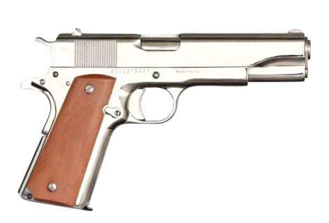 Rock Island Armory M1911-A1 Gi .45 ACP Pistol – 5" Barrel, Nickel