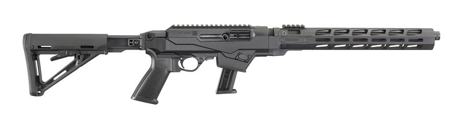 Ruger Pistol Caliber (PC) Carbine 9mm Rifle – Threaded, MAGPUL MOE 6-Pos Synthetic