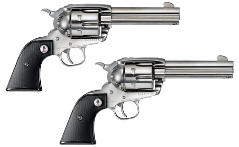 Ruger SASS Vaquero Revolver – .357 Magnum / 38 Special, High-Gloss Stainless Steel