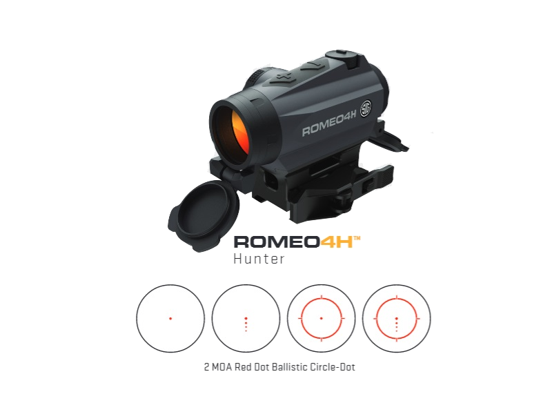 SIG Sauer Romeo 4H Ballistic Circle Dot Red Dot Sight