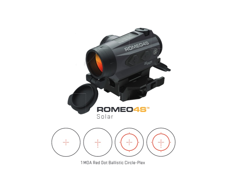 SIG Sauer Romeo 4S Ballistic Circle Plex Red Dot Sight