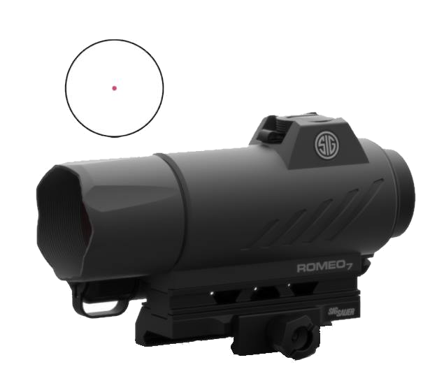 SIG Sauer Romeo 7 Red-Dot Sight – 3 MOA Red Dot, Graphite