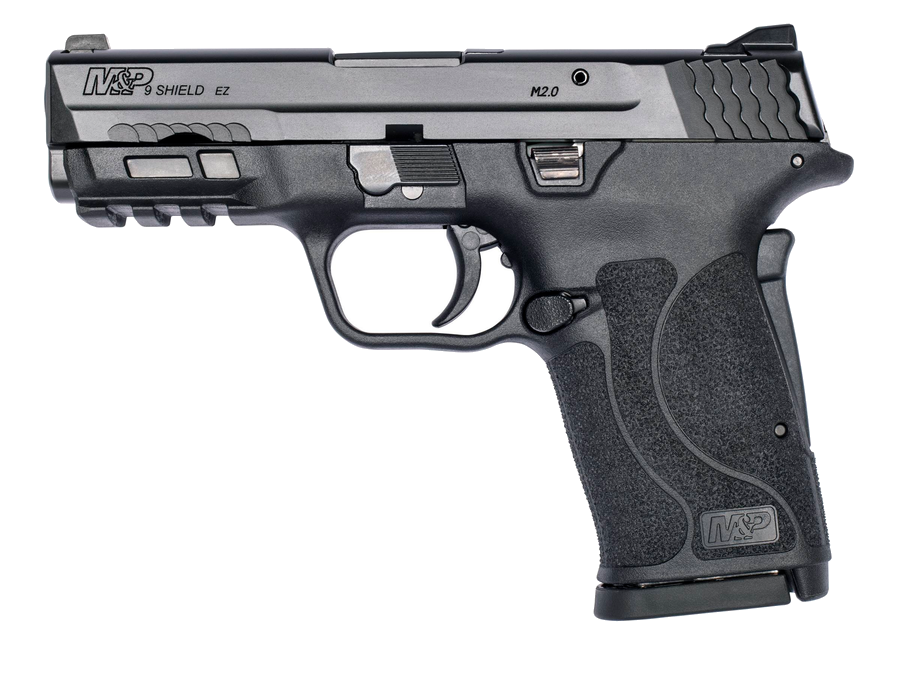 Smith & Wesson M&P9 M2.0 Shield EZ 9mm Pistol – 3.675", 8+1, Armornite, Polymer Frame, Polymer, White Dot, includes two 8-round magazines