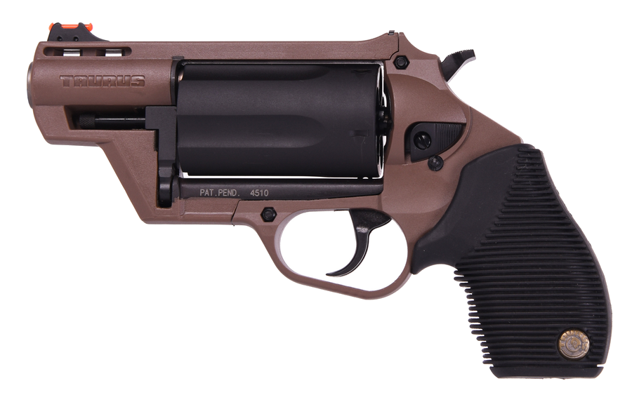 Taurus Public Defender 410 Bore / .45 Colt Revolver – 2" Barrel, Brown
