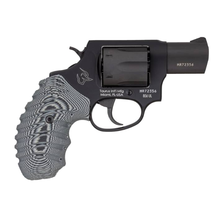 Taurus 856 Ultra Lite .38 Special Revolver – VZ Black/Gray Cyclone Grip