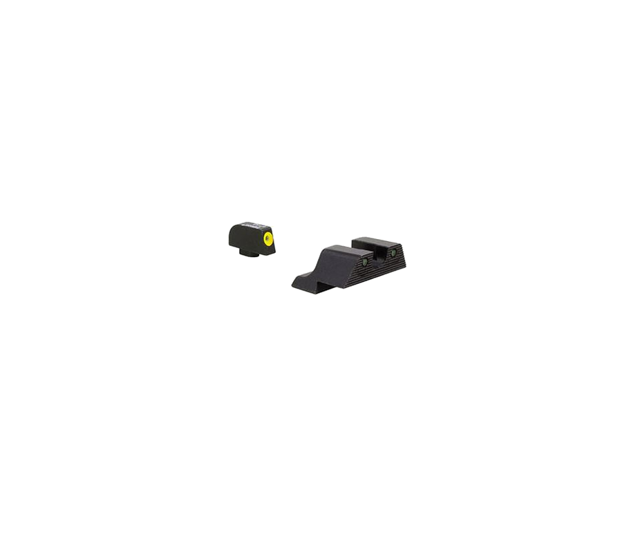 Trijicon HD Xr Night Sight Set – 9mm, for Glock 9/40, Black